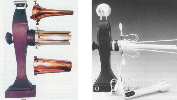 Fig. 1,2 Conductor Lumínico de Bozzini
